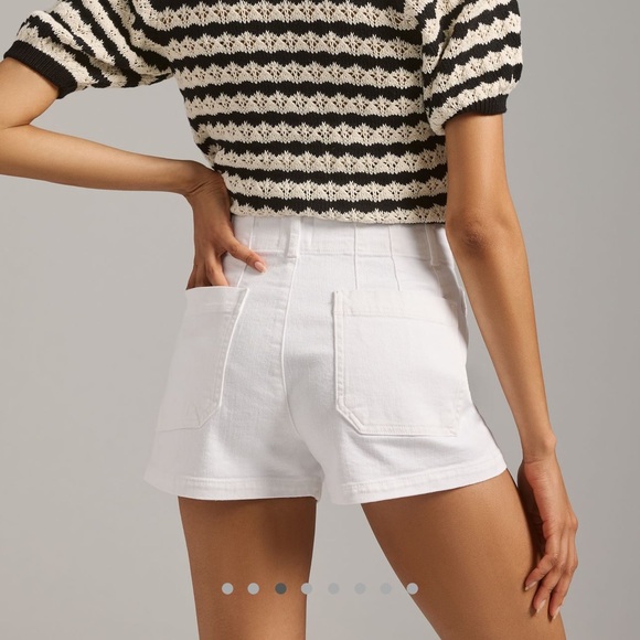 Anthropologie Maeve the Colette white shorts - Picture 10 of 11